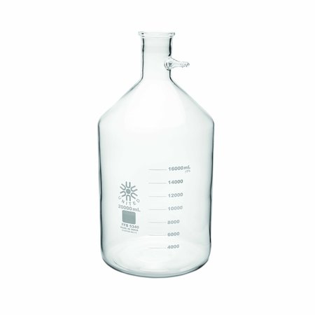 UNITED SCIENTIFIC Filtering Bottle, Borosilicate Glass, 20000ml FFB5340-20000